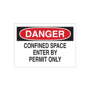 Confined Space Sign